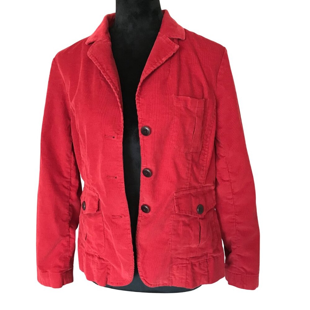 Vintage Corduroy Button-Down Blazer, Talbots Women’s Jacket Size 10
